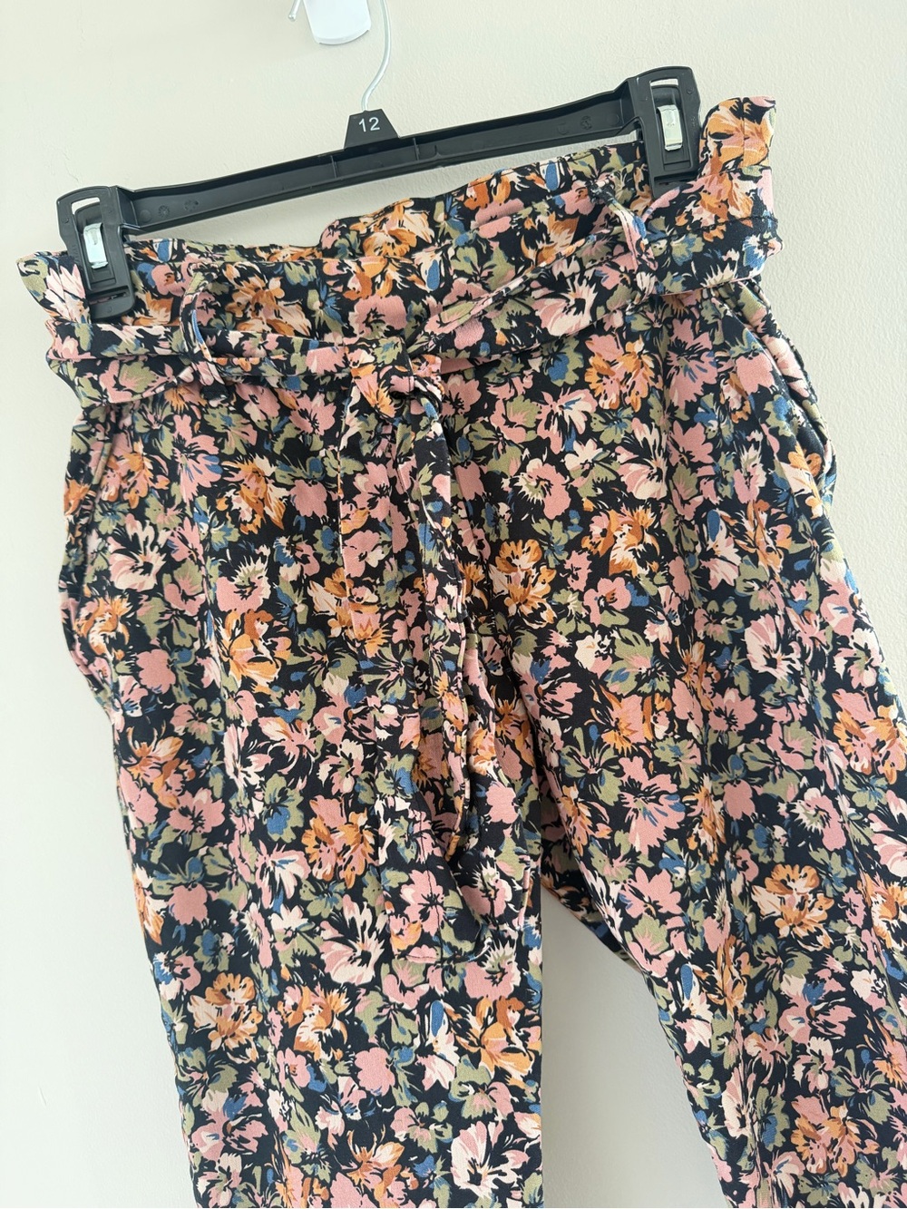 Jules & Leopold Floral Paperbag Waist Pants Boho Cottagecore Womens Medium